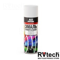 Эмаль универсальная алкид. "белый матовый" 520 мл (аэрозоль) AVS AVK-503, Купить Эмаль универсальная алкид. "белый матовый" 520 мл (аэрозоль) AVS AVK-503 в магазине РадиоВидео.рф, Автохимия и косметика