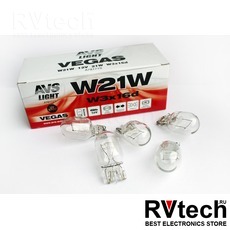 Лампа AVS Vegas 12V. W21W (W3x16d) BOX (10 шт.), Купить Лампа AVS Vegas 12V. W21W (W3x16d) BOX (10 шт.) в магазине РадиоВидео.рф, AVS Vegas