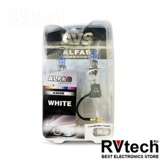 Газонаполненные лампы AVS "Alfas" +130% 4300K H3 комплект 2 шт., Купить Газонаполненные лампы AVS "Alfas" +130% 4300K H3 комплект 2 шт. в магазине РадиоВидео.рф, AVS "Alfas"