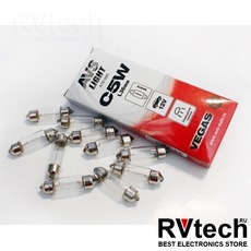 Лампа AVS Vegas 12V. С5W (SV8.5/8) L36мм. BOX (10 шт.), Купить Лампа AVS Vegas 12V. С5W (SV8.5/8) L36мм. BOX (10 шт.) в магазине РадиоВидео.рф, AVS Vegas