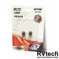 Лампа AVS Vegas CHROME в блистере 12V. WY5W (W2,1x9,5d) "yellow"-2 шт., Купить Лампа AVS Vegas CHROME в блистере 12V. WY5W (W2,1x9,5d) "yellow"-2 шт. в магазине РадиоВидео.рф, AVS Vegas
