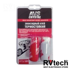 Клей эпоксидный (термостойкий) 80 г AVS AVK-128, Купить Клей эпоксидный (термостойкий) 80 г AVS AVK-128 в магазине РадиоВидео.рф, Автохимия и косметика