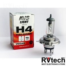 Лампа галогенная AVS Vegas H4.12V.60/55W (1 шт.), Купить Лампа галогенная AVS Vegas H4.12V.60/55W (1 шт.) в магазине РадиоВидео.рф, AVS Vegas