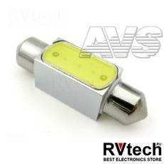 T11 SV024 /белый/ (SV8.5) 36mm 2W HIGH POWER, блистер, 2 шт, Купить T11 SV024 /белый/ (SV8.5) 36mm 2W HIGH POWER, блистер, 2 шт в магазине РадиоВидео.рф, Светодиодная лампа