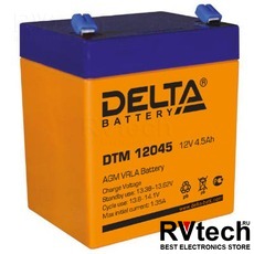 DELTA DTM 12045 - Аккумулятор для UPS. 12 V, 4,5 A, Купить DELTA DTM 12045 - Аккумулятор для UPS. 12 V, 4,5 A в магазине РадиоВидео.рф, Delta DTM