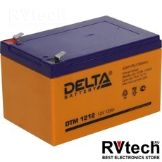 DELTA DTM 1212  - Аккумулятор для UPS. 12 V, 12 A, Купить DELTA DTM 1212  - Аккумулятор для UPS. 12 V, 12 A в магазине РадиоВидео.рф, Delta DTM