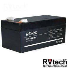 DELTA DT 12032 - Аккумулятор для UPS. 12 V, 3,3 A, Купить DELTA DT 12032 - Аккумулятор для UPS. 12 V, 3,3 A в магазине РадиоВидео.рф, Delta DT