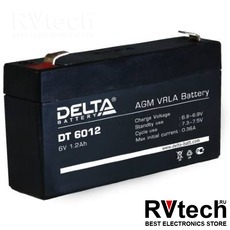 DELTA DT 6012 - Аккумулятор для UPS. 6 V, 1,2 A, Купить DELTA DT 6012 - Аккумулятор для UPS. 6 V, 1,2 A в магазине РадиоВидео.рф, Delta DT