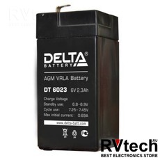 DELTA DT 6023 - Аккумулятор для UPS. 6 V, 2,3 A, Купить DELTA DT 6023 - Аккумулятор для UPS. 6 V, 2,3 A в магазине РадиоВидео.рф, Delta DT