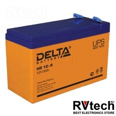 DELTA HR 12-9 - Аккумулятор для UPS. 12 V, 9 A, Купить DELTA HR 12-9 - Аккумулятор для UPS. 12 V, 9 A в магазине РадиоВидео.рф, Delta HR