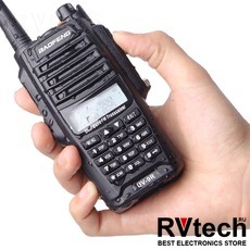 Рация Baofeng UV-9R Plus - 8W, 2800 mAh два диапазона, влагозащита IP67, Купить Рация Baofeng UV-9R Plus - 8W, 2800 mAh два диапазона, влагозащита IP67 в магазине РадиоВидео.рф, Рации Baofeng
