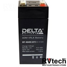 DELTA DT 4045 (47мм) - аккумулятор на весы 4В 4А, Купить DELTA DT 4045 (47мм) - аккумулятор на весы 4В 4А в магазине РадиоВидео.рф, Delta DT