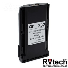 Аккумулятор AT 232 (Li-ion, 7.4В, 2600мАч), Купить Аккумулятор AT 232 (Li-ion, 7.4В, 2600мАч) в магазине РадиоВидео.рф, ICOM