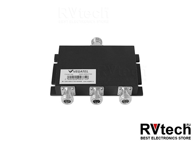 Сплиттер VEGATEL SW3, Купить Сплиттер VEGATEL SW3 в магазине РадиоВидео.рф, Сплиттеры широкополосные