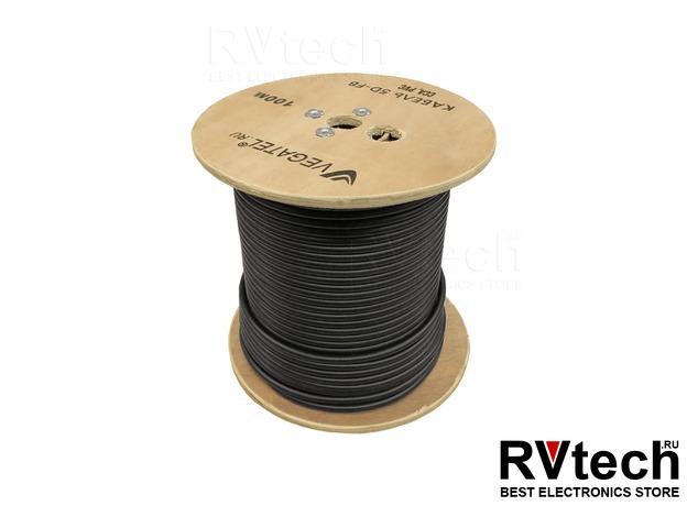 Кабель VEGATEL 5D-FB CCA (ГОСТ), Купить Кабель VEGATEL 5D-FB CCA (ГОСТ) в магазине РадиоВидео.рф, Кабель коаксиальный и фидерный