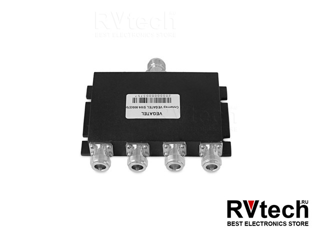 Сплиттер VEGATEL SW4, Купить Сплиттер VEGATEL SW4 в магазине РадиоВидео.рф, Сплиттеры широкополосные