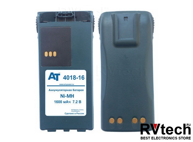 Аккумулятор AT 4018 (Ni-MH, 7.5В, 1600мАч), Купить Аккумулятор AT 4018 (Ni-MH, 7.5В, 1600мАч) в магазине РадиоВидео.рф, MOTOROLA