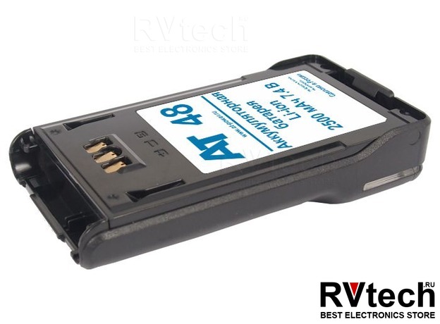 Аккумулятор AT 48 (Li-ion, 7.4В, 3200мАч), Купить Аккумулятор AT 48 (Li-ion, 7.4В, 3200мАч) в магазине РадиоВидео.рф, KENWOOD