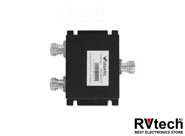Сплиттер VEGATEL SW2, Купить Сплиттер VEGATEL SW2 в магазине РадиоВидео.рф, Сплиттеры широкополосные
