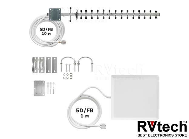 Комплект VEGATEL VT2-3G-kit (14Y, LED), Купить Комплект VEGATEL VT2-3G-kit (14Y, LED) в магазине РадиоВидео.рф, Комплекты для усиления сотовой связи