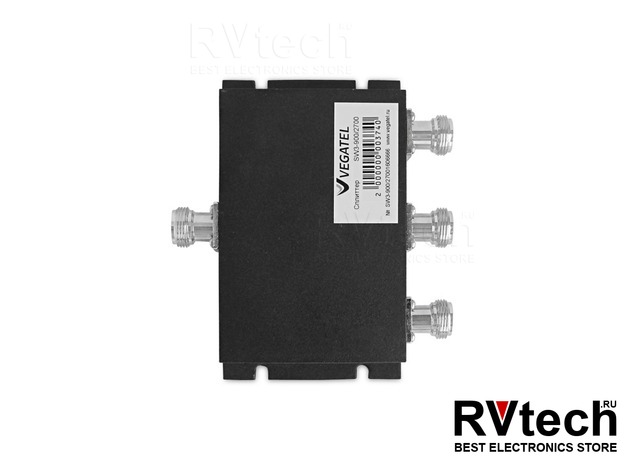 Сплиттер VEGATEL SW3, Купить Сплиттер VEGATEL SW3 в магазине РадиоВидео.рф, Сплиттеры широкополосные