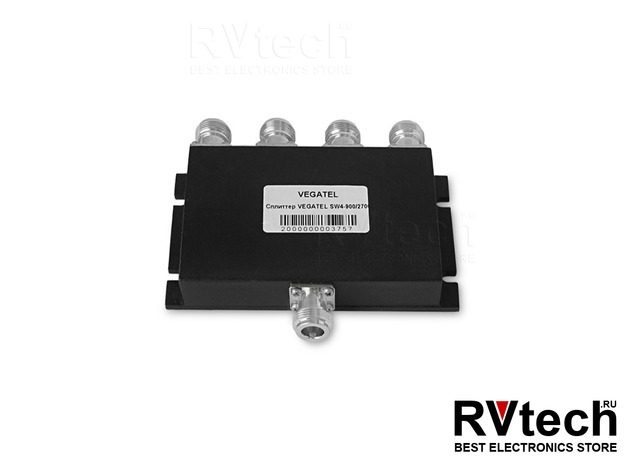 Сплиттер VEGATEL SW4, Купить Сплиттер VEGATEL SW4 в магазине РадиоВидео.рф, Сплиттеры широкополосные