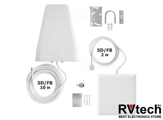Комплект VEGATEL VT3-900L-kit (дом, LED), Купить Комплект VEGATEL VT3-900L-kit (дом, LED) в магазине РадиоВидео.рф, Комплекты для усиления сотовой связи