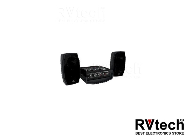 Behringer PPA200 Портативная система звукоусиления, Купить Behringer PPA200 Портативная система звукоусиления в магазине РадиоВидео.рф, Акустические комплекты