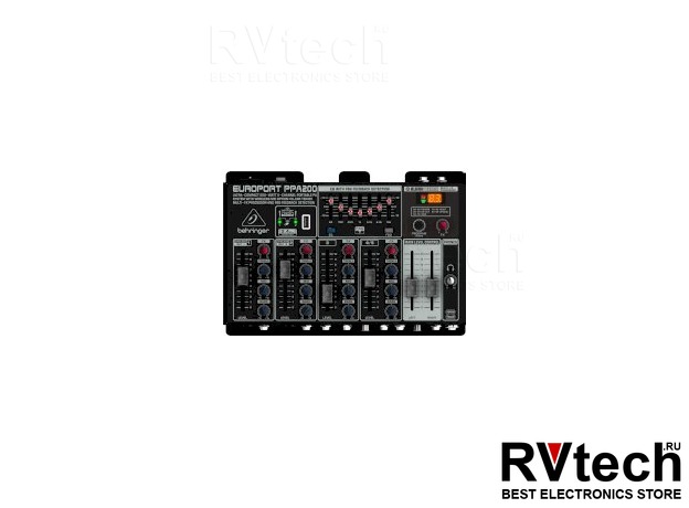 Behringer PPA200 Портативная система звукоусиления, Купить Behringer PPA200 Портативная система звукоусиления в магазине РадиоВидео.рф, Акустические комплекты