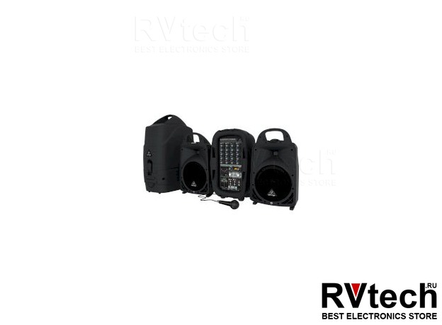 Behringer PPA500BT Портативная звуковая система, Купить Behringer PPA500BT Портативная звуковая система в магазине РадиоВидео.рф, Акустические комплекты