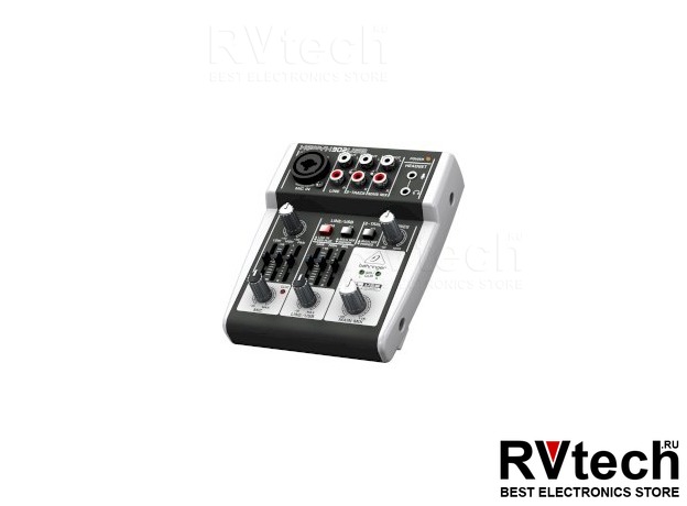 Behringer 302USB Аналоговый микшер, Купить Behringer 302USB Аналоговый микшер в магазине РадиоВидео.рф, Микшерные пульты аналоговые
