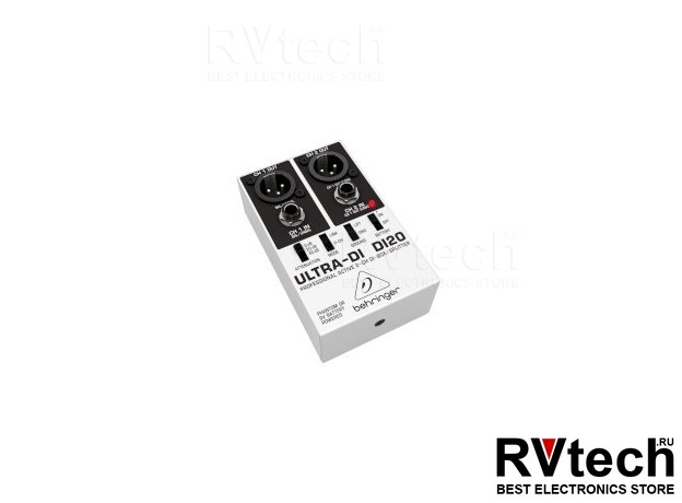 Behringer DI20 Директ-бокс, Купить Behringer DI20 Директ-бокс в магазине РадиоВидео.рф, Директ-боксы