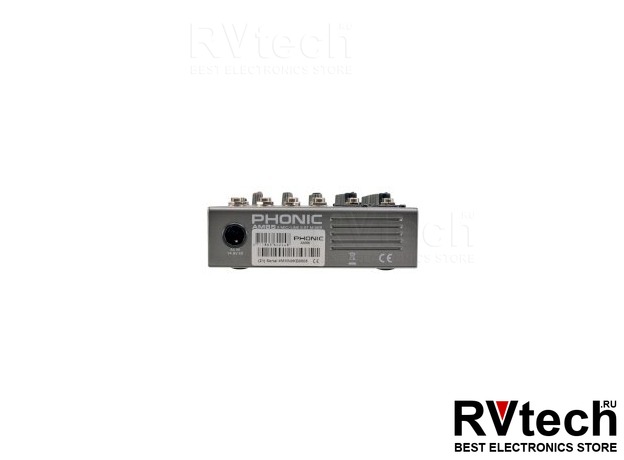 Phonic AM 85 Микшерный пульт 6-канальный, Купить Phonic AM 85 Микшерный пульт 6-канальный в магазине РадиоВидео.рф, Микшерные пульты аналоговые
