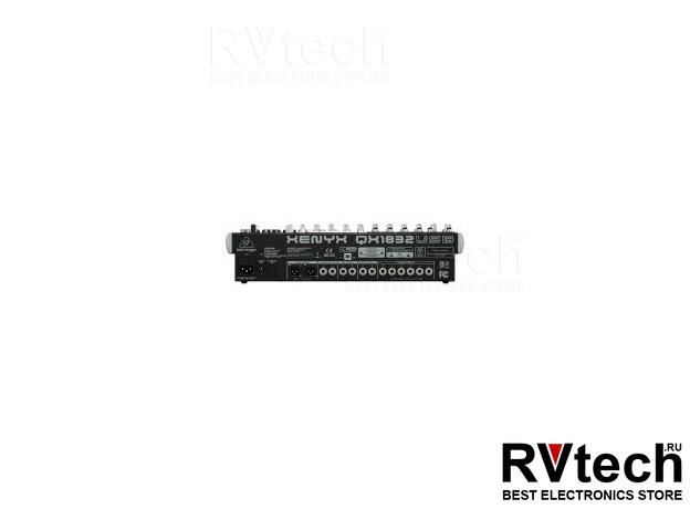 Behringer QX1832USB Аналоговый микшер, Купить Behringer QX1832USB Аналоговый микшер в магазине РадиоВидео.рф, Микшерные пульты аналоговые
