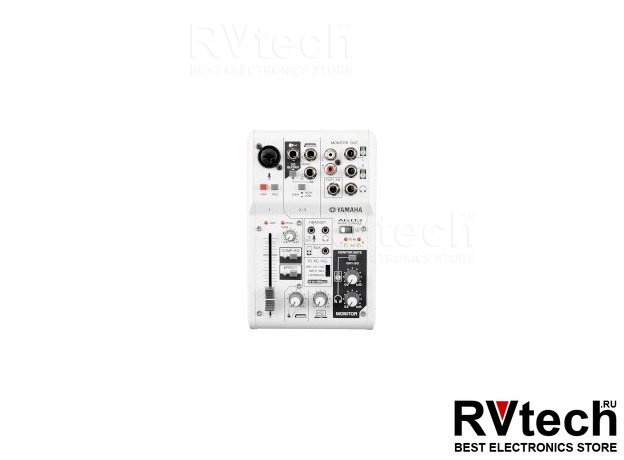 Yamaha AG03 Многоцелевой 3-канальный микшер с USB-аудиоинтерфейсом, Купить Yamaha AG03 Многоцелевой 3-канальный микшер с USB-аудиоинтерфейсом в магазине РадиоВидео.рф, Микшерные пульты аналоговые