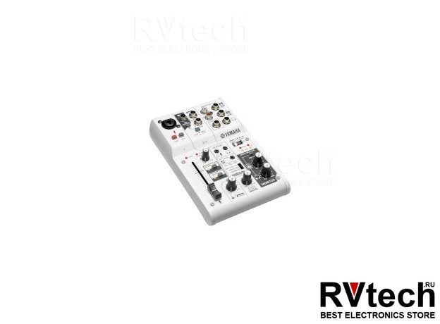 Yamaha AG03 Многоцелевой 3-канальный микшер с USB-аудиоинтерфейсом, Купить Yamaha AG03 Многоцелевой 3-канальный микшер с USB-аудиоинтерфейсом в магазине РадиоВидео.рф, Микшерные пульты аналоговые