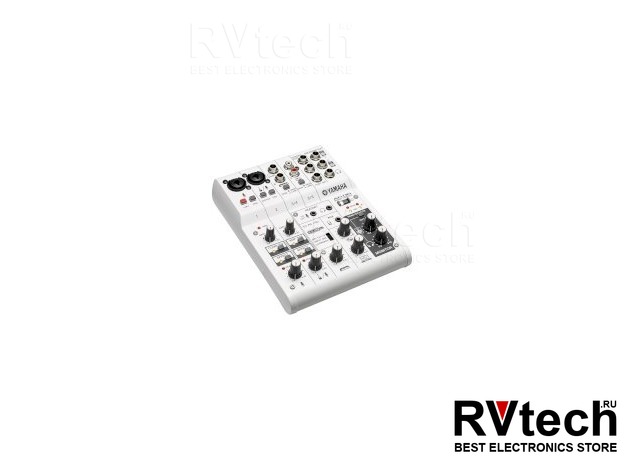 Yamaha AG06 Многоцелевой 6-канальный микшер с USB-аудиоинтерфейсом, Купить Yamaha AG06 Многоцелевой 6-канальный микшер с USB-аудиоинтерфейсом в магазине РадиоВидео.рф, Микшерные пульты аналоговые