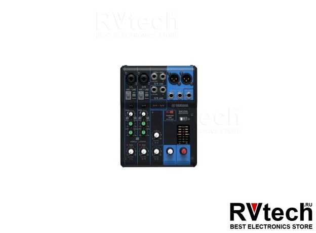 Yamaha MG06 Микшерный пульт аналоговый, Купить Yamaha MG06 Микшерный пульт аналоговый в магазине РадиоВидео.рф, Микшерные пульты аналоговые