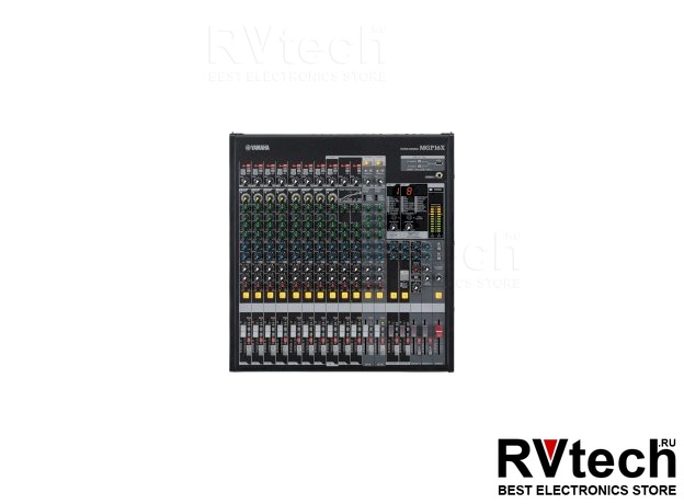 Yamaha MGP16X Аналоговый микшерный пульт с процессором эффектов, Купить Yamaha MGP16X Аналоговый микшерный пульт с процессором эффектов в магазине РадиоВидео.рф, Микшерные пульты аналоговые