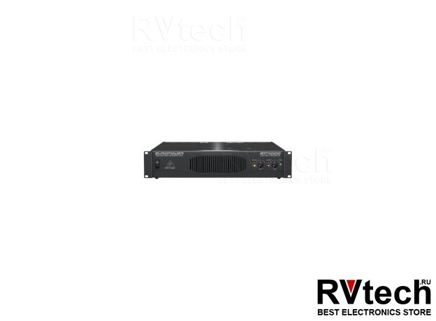 Behringer EP4000 Усилитель мощности 2-канальный, Купить Behringer EP4000 Усилитель мощности 2-канальный в магазине РадиоВидео.рф, Усилители мощности