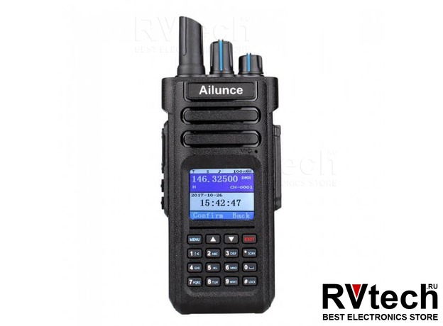 Рация Retevis HD1 DMR, 10W, UHF/VHF, 3200mAh, Купить Рация Retevis HD1 DMR, 10W, UHF/VHF, 3200mAh в магазине РадиоВидео.рф, Рации Retevis (Китай)