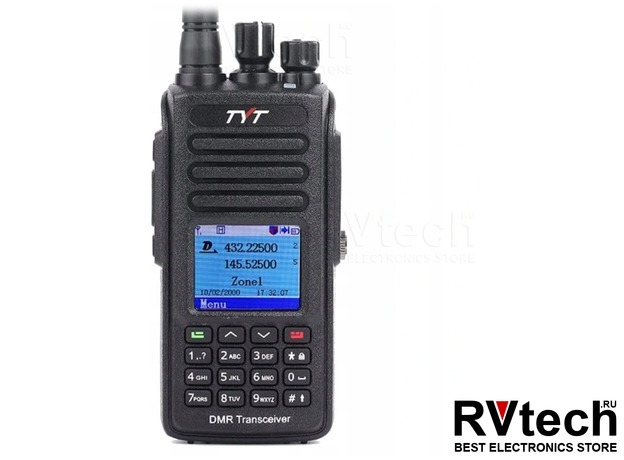 Рация TYT MD-390 DMR 10W AES 256 Цифровая, Влагозащита IP67,, Купить Рация TYT MD-390 DMR 10W AES 256 Цифровая, Влагозащита IP67, в магазине РадиоВидео.рф, Рации TYT (Китай)