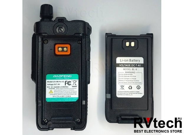 Рация Baofeng UV-9R PRO Влагозащита IP67, 10Вт. Type-C / Инструкция ...