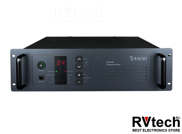 Ретранслятор Racio RD3000 VHF, Купить Ретранслятор Racio RD3000 VHF в магазине РадиоВидео.рф, Ретранслятор Racio