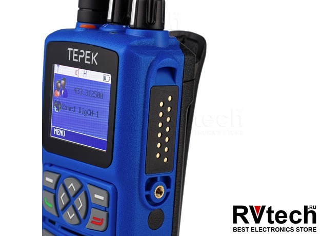 Портативная взрывозащищённая радиостанция ТЕРЕК РК-4312 EX UHF (DMR, IP68, ATEX) в Новосибирске, Купить Портативная взрывозащищённая радиостанция ТЕРЕК РК-4312 EX UHF (DMR, IP68, ATEX) в Новосибирске в магазине РадиоВидео.рф,  Рации Терек