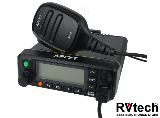Цифровая возимая радиостанция Аргут А‑703М VHF, DMR, 3,5–40 Вт, Купить Цифровая возимая радиостанция Аргут А‑703М VHF, DMR, 3,5–40 Вт в магазине РадиоВидео.рф, Мобильные рации Аргут