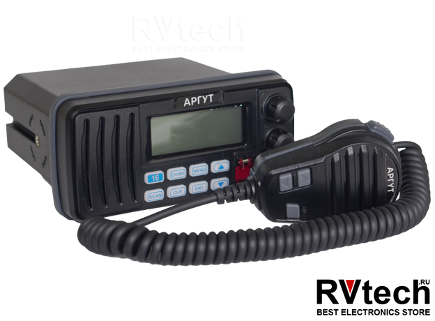 Бортовая морская радиостанция Аргут M‑180, IP67, DSC, GPS, Купить Бортовая морская радиостанция Аргут M‑180, IP67, DSC, GPS в магазине РадиоВидео.рф, Мобильные рации Аргут