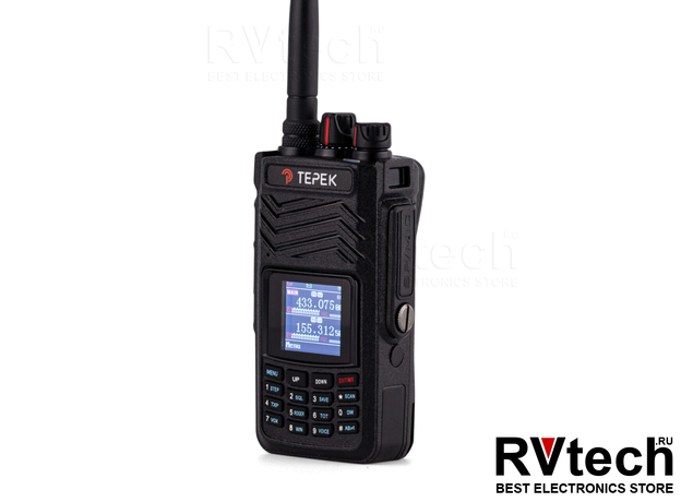 Портативная радиостанция ТЕРЕК РК-322-2Д (10 Вт, двухдиапазонная) в Новосибирске, Купить Портативная радиостанция ТЕРЕК РК-322-2Д (10 Вт, двухдиапазонная) в Новосибирске в магазине РадиоВидео.рф,  Рации Терек