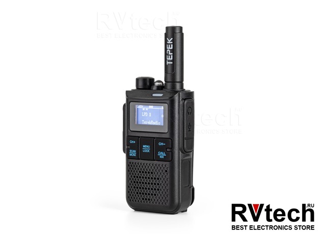 Портативная радиостанция ТЕРЕК РК-102 (UHF 400–480 МГц, 1/3 Вт, LPD/PMR) в Новосибирске, Купить Портативная радиостанция ТЕРЕК РК-102 (UHF 400–480 МГц, 1/3 Вт, LPD/PMR) в Новосибирске в магазине РадиоВидео.рф,  Рации Терек