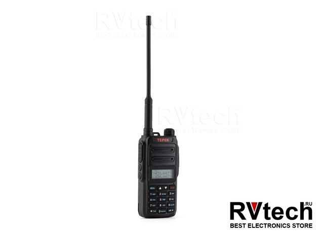 Портативная двухдиапазонная радиостанция ТЕРЕК РК-222 (VHF/UHF, 256 каналов) в Новосибирске, Купить Портативная двухдиапазонная радиостанция ТЕРЕК РК-222 (VHF/UHF, 256 каналов) в Новосибирске в магазине РадиоВидео.рф,  Рации Терек